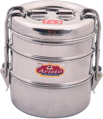 Aristo Tiffin 7X3 3 Containers Lunch Box(400 ml)