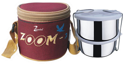 

Zanelux LB-011 2 Containers Lunch Box(500 ml), Multicolor