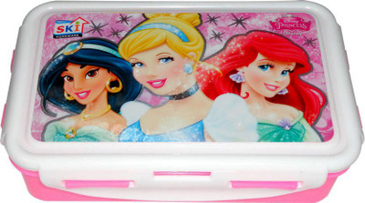 

SKI Disney Princes 550B 2 Containers Lunch Box(550 ml), Pink;white