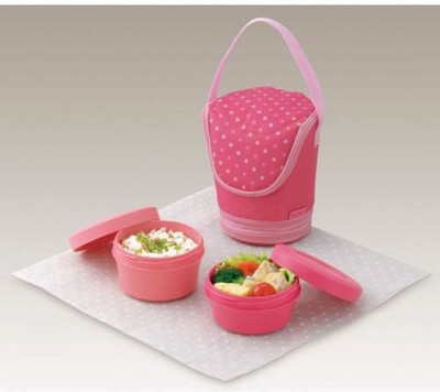 

Tupperware Girls Day Out Princess 2 Containers Lunch Box(600 ml), Multicolor