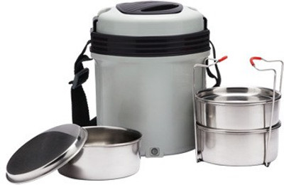 

Milton ELECTRON 3 3 Containers Lunch Box(300 ml), Multicolor