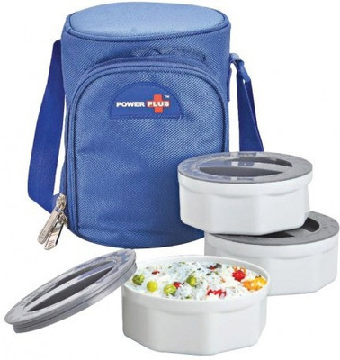 

Power Plus Zippy 3 Containers Lunch Box, Blue