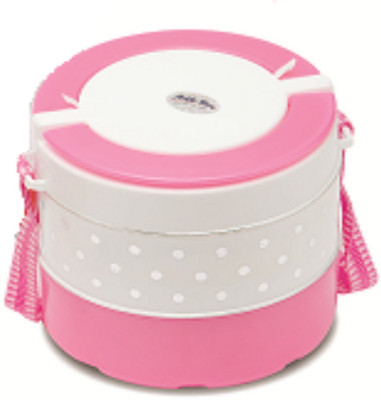 

Prideware Wetalkent HAPPY LUNCH box 2 Containers Lunch Box(750 ml), Multic