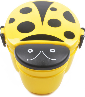 

Toddler T-LunchBox 2 Containers Lunch Box(400 ml), Black;yellow