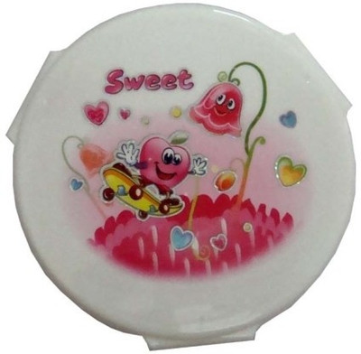 Vardhman FSRLB024C 2 Containers Lunch Box(550 ml), Pink;white