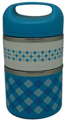 

LoveHome LUNCH BOX 2 Containers Lunch Box(930 ml), Blue
