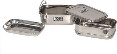 

KCL Saturn 2 Containers Lunch Box, Silver
