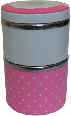 

Zannuo LBDBL-PK 2 Containers Lunch Box(1 L), Pink