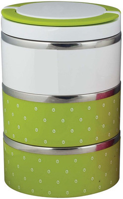 

BeHome SSLB-029 H 3 Containers Lunch Box(1600 ml), Green