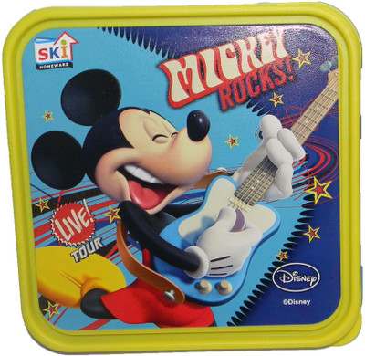 

SKI LunchBox 19 1 Containers Lunch Box(550 ml), Yellow;blue