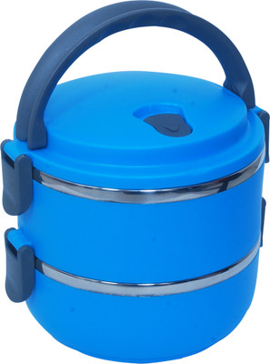 

Bondej BLB38 2 Containers Lunch Box(1400 ml), Blue