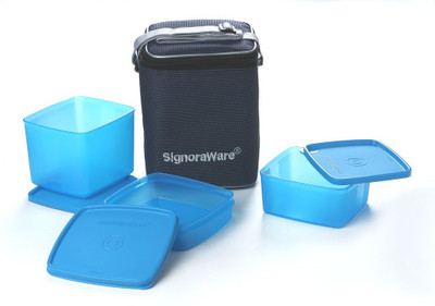 

Signoraware 517 Director Special 3 Containers Lunch Box(1700 ml), Blue