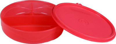 Signoraware Food Grade Plastic Lunch Box School Office Outdoor Tiffin Container Meal Plate 1 Containers Lunch Box(550 ml)