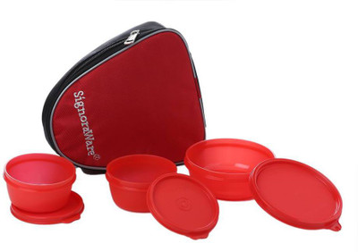Signoraware 531 Sleek 3 Containers Lunch Box(700 ml)