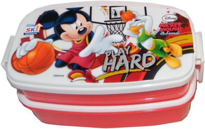 

SKI LunchBox 12 2 Containers Lunch Box(750 ml), Red