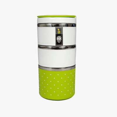 

Homio 8505 Three Layer 3 Containers Lunch Box(1230 ml), Green