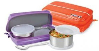 

Nayasa naya213 2 Containers Lunch Box(450 ml), Blue;red