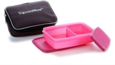 Signoraware COMPACT LUNCH BOX SMALL 2 Containers Lunch Box(450 ml)