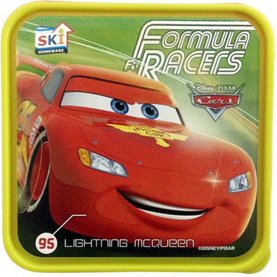 

Funcart Funcart Disney Cars Tiffin Set with fork 1 Containers Lunch Box(300 ml), Multicolor