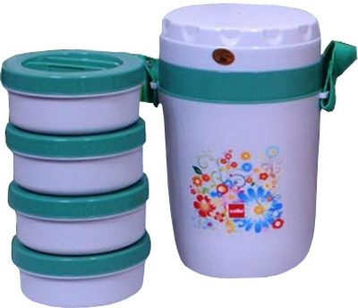 

Cello World 8901372151463 4 Containers Lunch Box, White