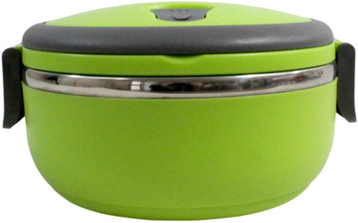 

Mood of Wood Single Layer Tiffin Box 1 Containers Lunch Box(700 ml), Green