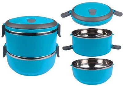 

Shopper Hub Vykghntm 2 Containers Lunch Box(750 ml), Blue