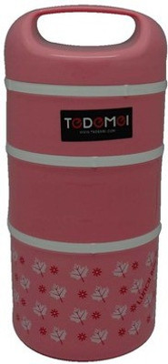 

LoveHome 0097-P 3 Containers Lunch Box(1450 ml), Pink