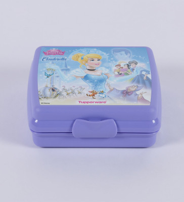 

Tupperware Cinderella Sandwich Keeper 1 Containers Lunch Box(200 ml), Purple