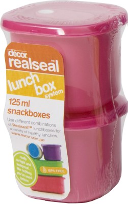 Decor Realseal 2 Containers Lunch Box(250 ml)