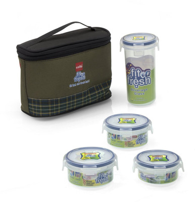 

Cello CHF0506 4 Containers Lunch Box(500 ml), Green