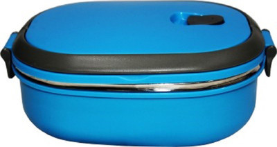 

TANISI Single Layers Stainless Steel with Handle 1 Containers Lunch Box(550 ml), Blue
