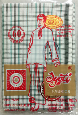 Jyoti Checkered White Lungi