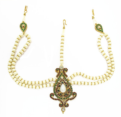 

Zaveri Pearls Kundan Bridal Zinc Matha Patti
