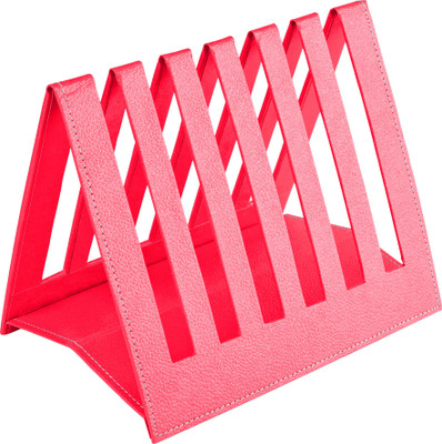 Eco-Leatherette Foldable Stand Table Top Magazine Holder(Pink, Paper, DIY(Do-It-Yourself)) Eco-Leatherette Foldable Stand Table Top Magazine Holder(Pink, Paper, DIY(Do-It-Yourself))