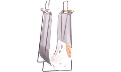 

MD Design Floor Standing Magazine Holder(Black, Iron, Nylon)
