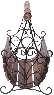 Craft Art India Floor Standing Magazine Holder(Brown, Wooden) available at flipkart for Rs.1699