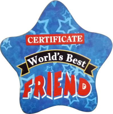 

Fabionic Certificate World's Best Friend Fridge Magnet Pack of 1