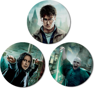 

Warner Bros. Harry Potter Cast Fridge Magnet Pack of 3(Multicolor)