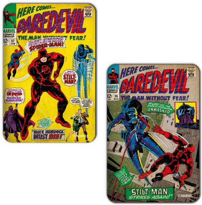 

Marvel Daredevil -stilt man (Officially Licensed) Fridge Magnet Pack of 2(Multicolor)