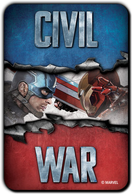 

Marvel Civil War- Fight pack of 1 (Officially Licensed) Fridge Magnet Pack of 1(Multicolor)