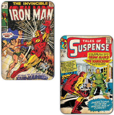 

Marvel Iron man - tales of suspense (Officially Licensed) Fridge Magnet Pack of 2(Multicolor)