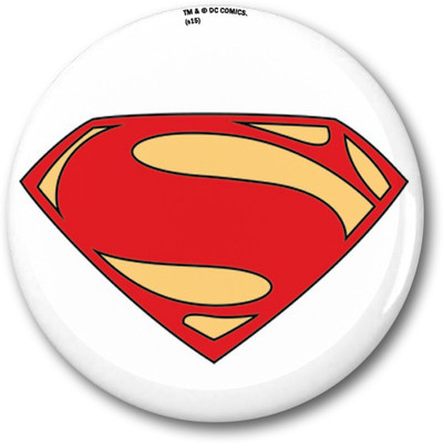 

Warner Bros. Superman Logo Fridge Magnet Pack of 1(Multicolor)