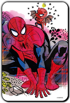 

Marvel Spider-man -posey (Officially Licensed) Fridge Magnet Pack of 1(Multicolor)