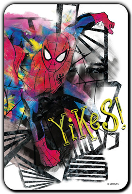 

Marvel Spider-man -yikes (Officially Licensed) Fridge Magnet Pack of 1(Multicolor)