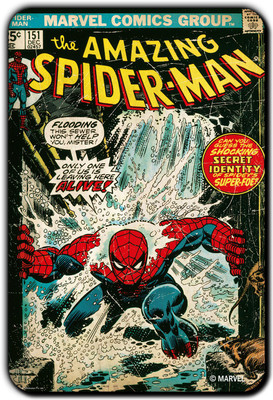 

Marvel Spider-man secret identity pack of 1 (Officially Licensed) Fridge Magnet Pack of 1(Multicolor)