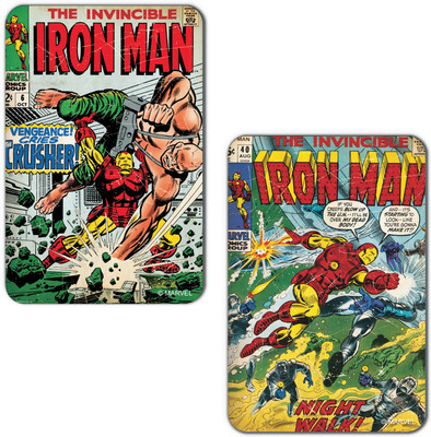 

Marvel Spiderman crusher (Officially Licensed) Fridge Magnet Pack of 2(Multicolor)