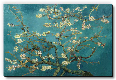 Seven Rays Turquoise Almond By Vincent Van Gogh Fridge Magnet Pack of 1 Multicolor
