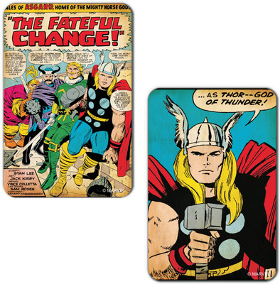 

Marvel Thor-fateful (Officially Licensed) Fridge Magnet Pack of 2(Multicolor)