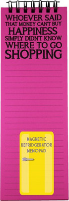 

Nourish Regular Memo Pad(Shopping - Magnetic Refrigerator, Pink)