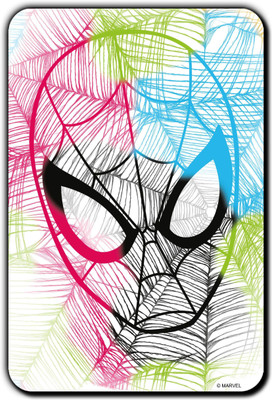 

Marvel Spider-man mask colors (Officially Licensed) Fridge Magnet Pack of 1(Multicolor)